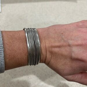 925 Elegant Silver Cuff Bracelet